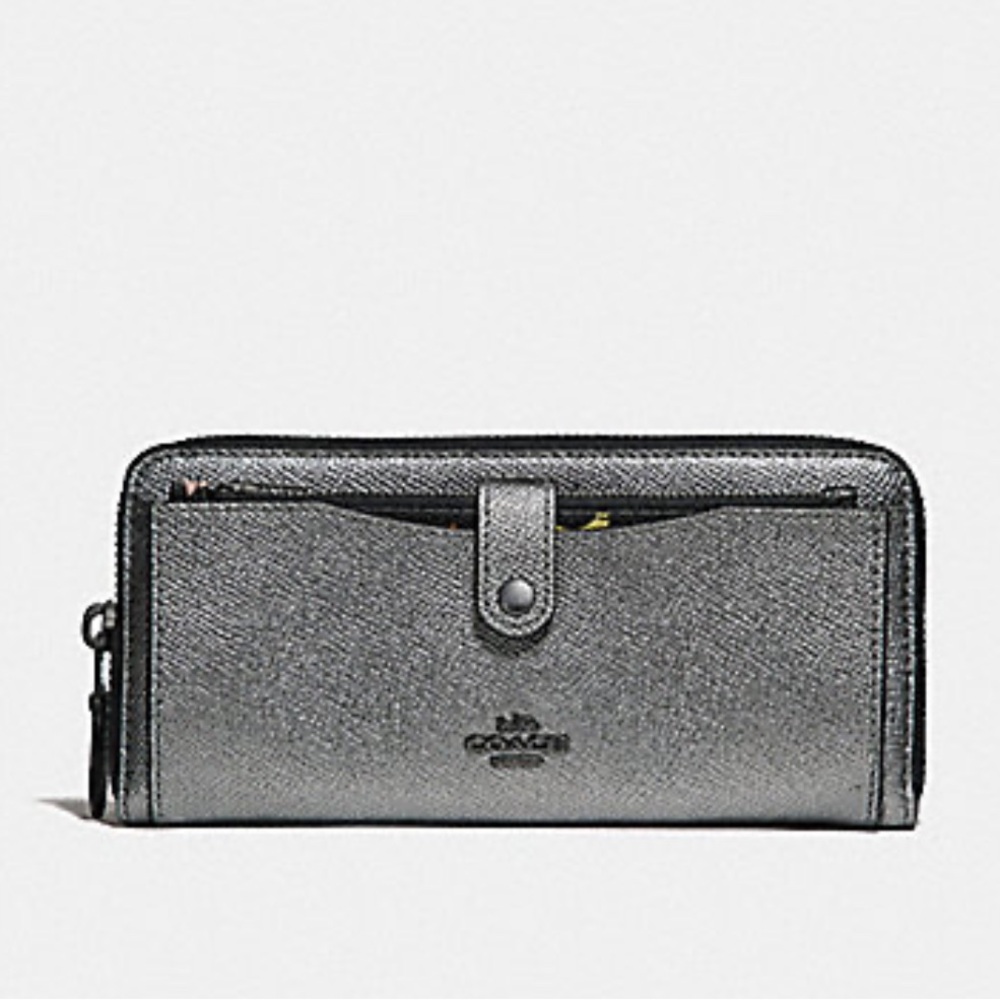 Coach Constellation Multi Space Silver Full Wallet